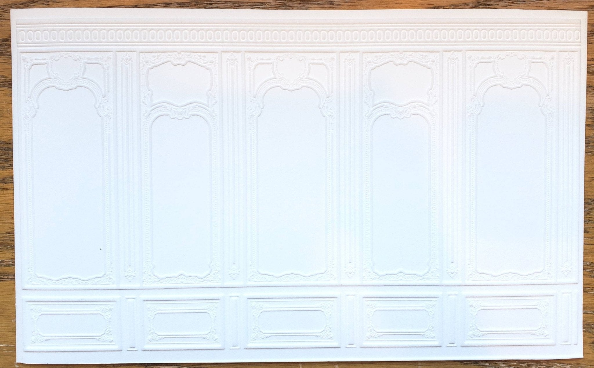 Dollhouse Wall Panels Embossed Textured Foam Board 1:12 Scale Miniature ...
