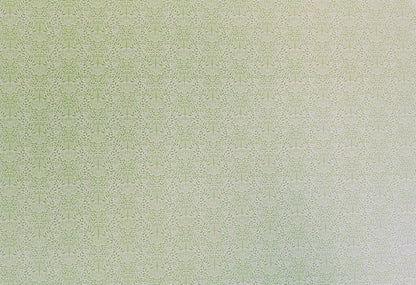Dollhouse Wallpaper Green and Cream Leaves Branches "Acorn" 1:12 Scale Miniature - Miniature Crush