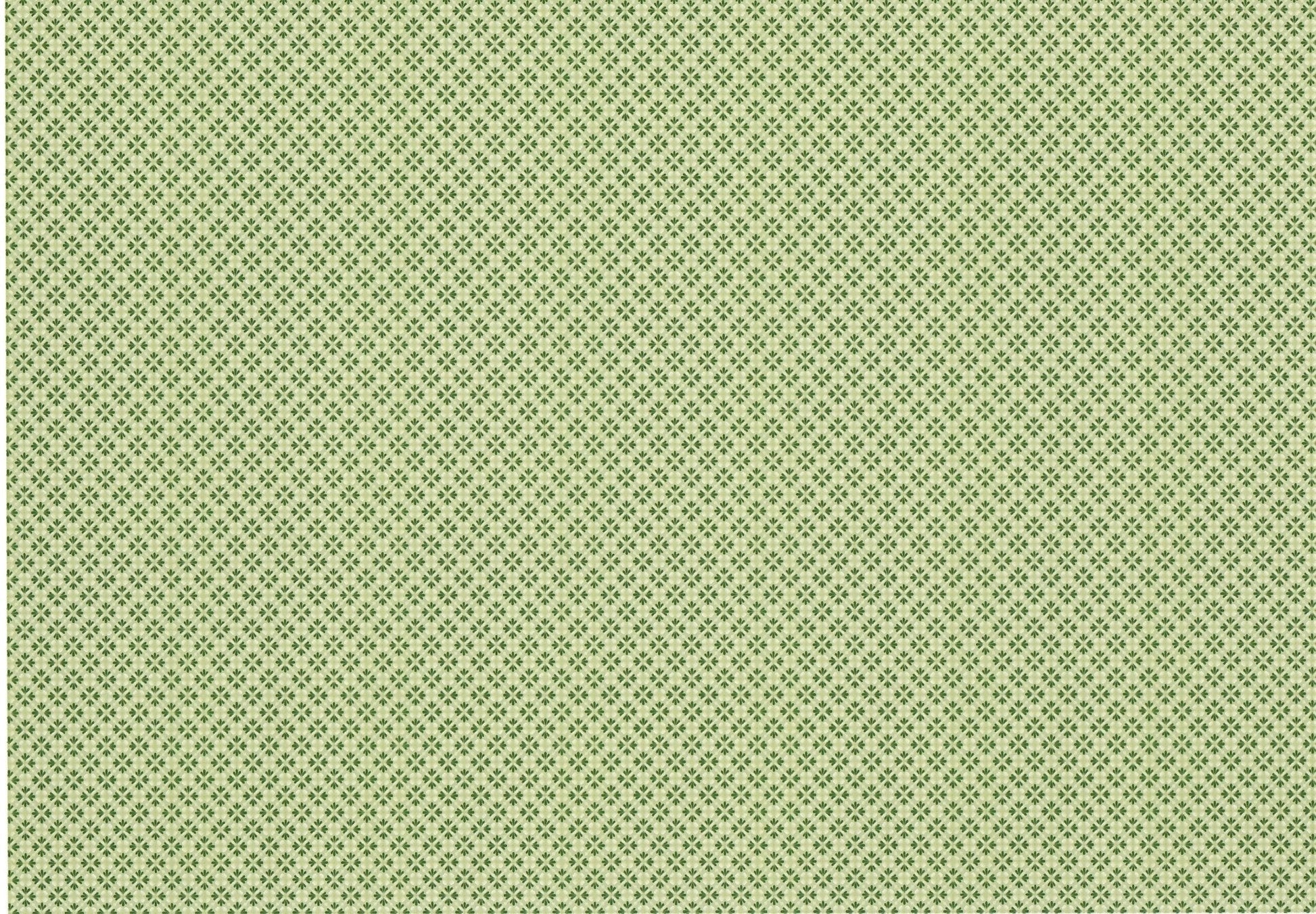 Dollhouse Wallpaper Green Geometric Bradbury & Bradbury 1:12 Scale Miniatures - Miniature Crush