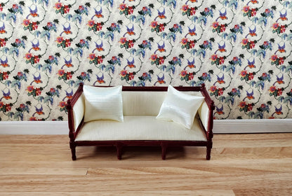 Dollhouse Wallpaper Polly's Predicament Birds Floral Bradbury & Bradbury 1:12 Scale - Miniature Crush