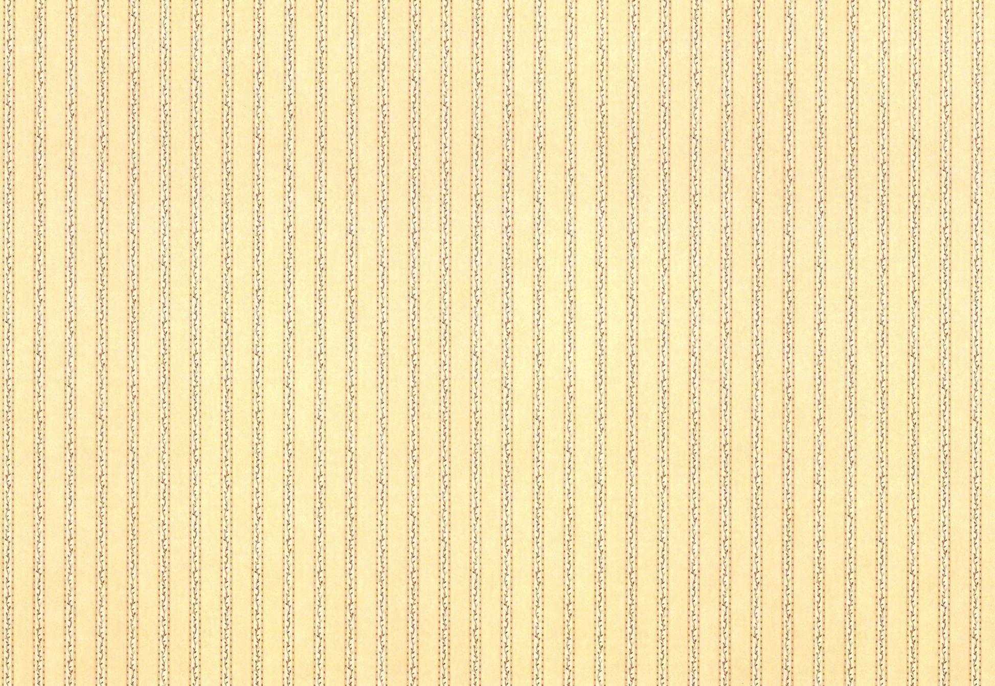 Dollhouse Wallpaper Stripes Red & Beige "Vine Stripe Red" 1:12 Scale Itsy Bitsy - Miniature Crush