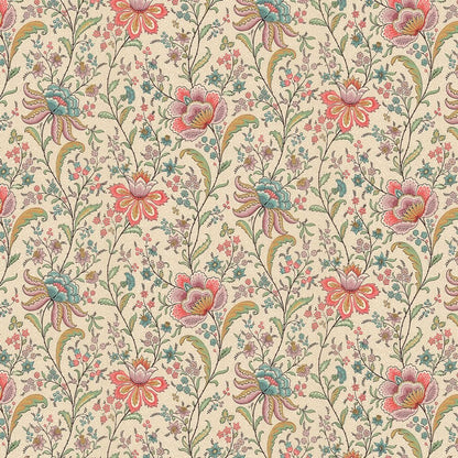 Dollhouse Wallpaper Vintage Floral Fantasy Bradbury & Bradbury 1:12 Scale - Miniature Crush