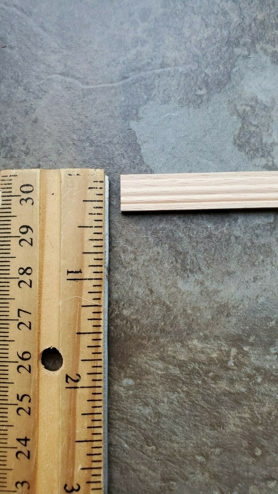 Dollhouse Window Casing or Baseboard Trim Molding 3/8" wide x 18" long 1:12 Scale 70305 - Miniature Crush