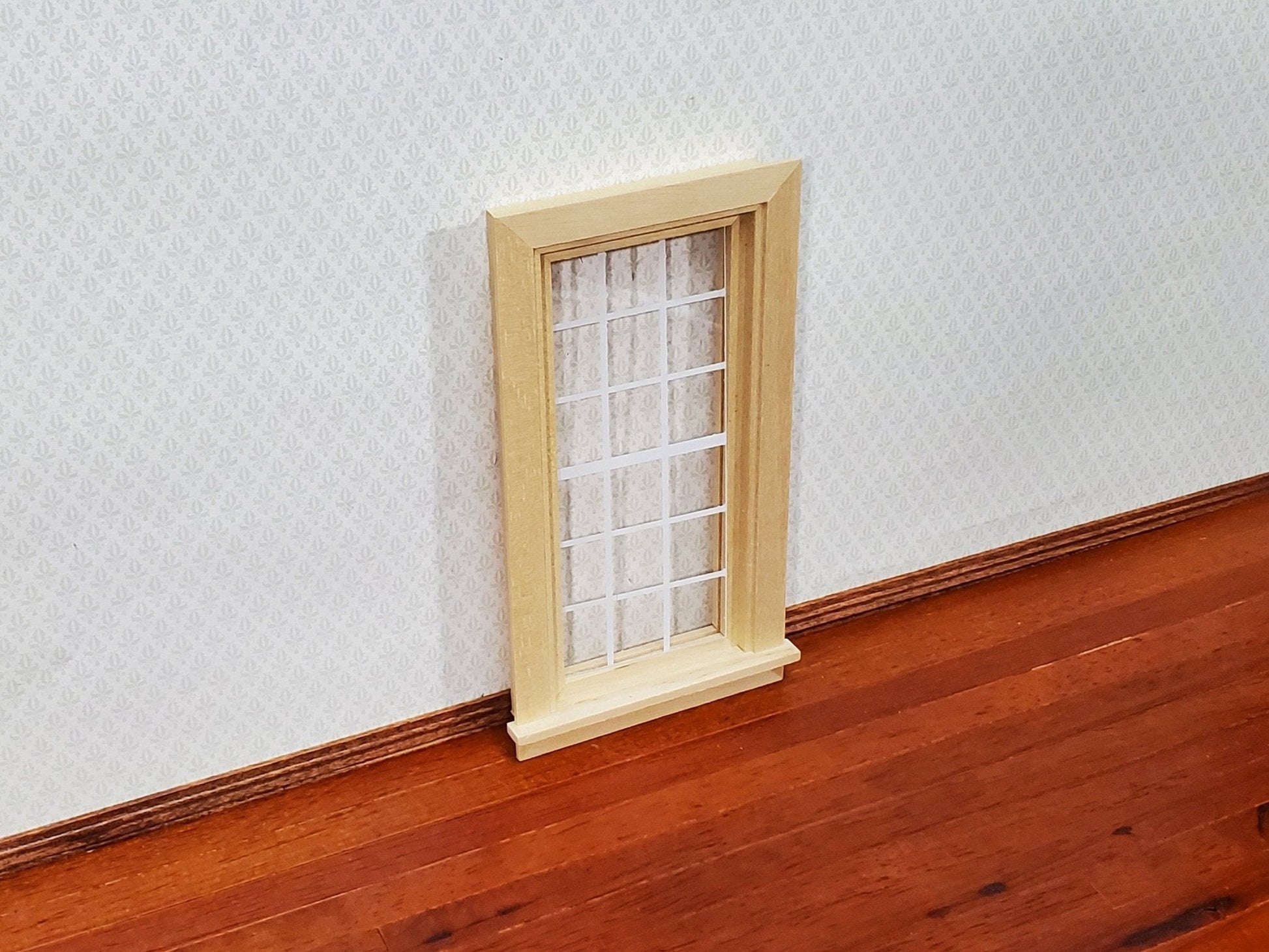 Dollhouse Window Classic Style with Acrylic 1:12 Scale Houseworks 5034 Miniatures - Miniature Crush