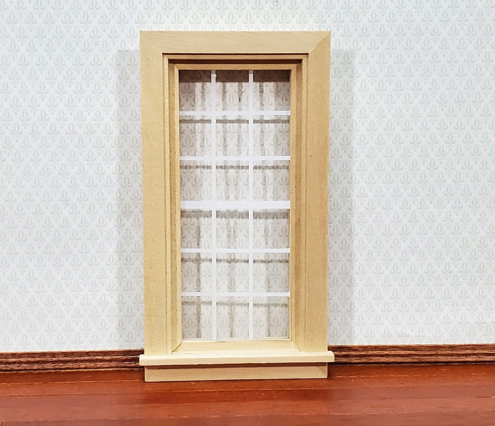 Dollhouse Window Classic Style with Acrylic 1:12 Scale Houseworks 5034 Miniatures - Miniature Crush