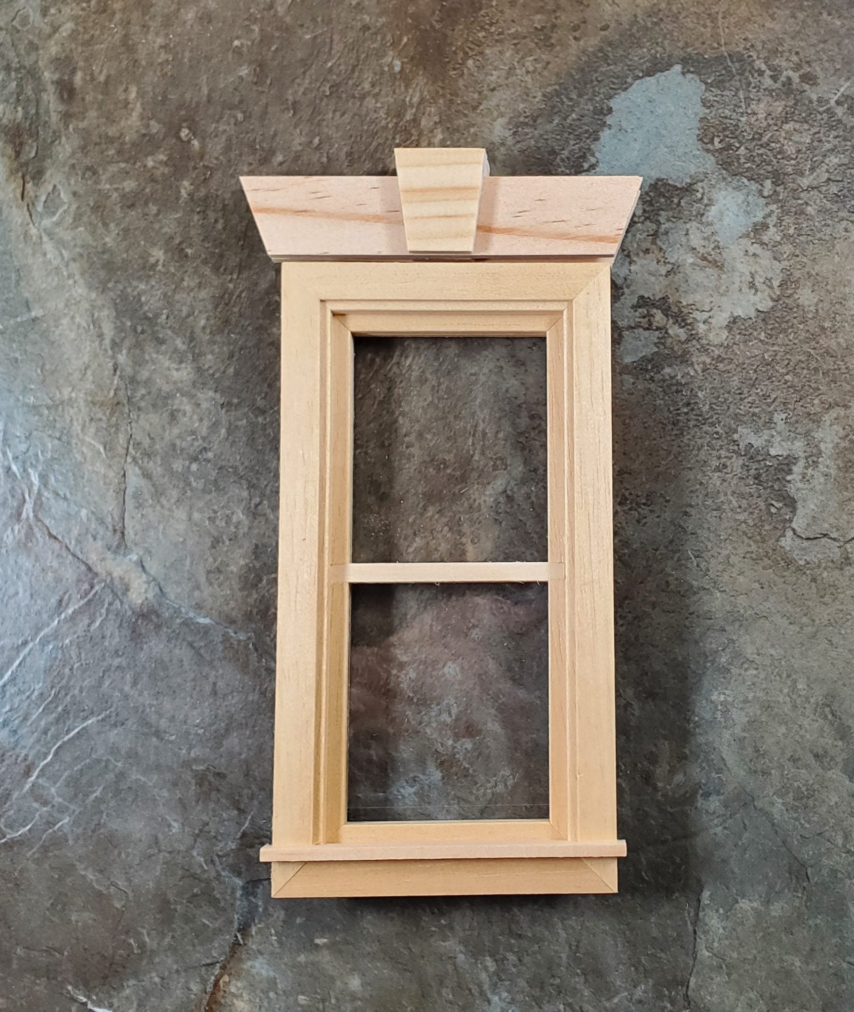 Dollhouse Window Pediment Keystone Wood Set of 4 1:12 Scale Dollhouse ...