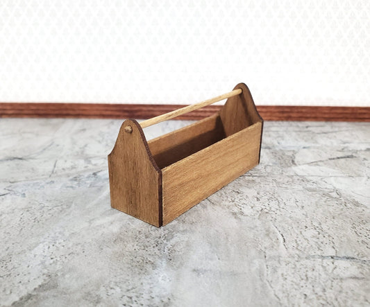 Dollhouse Wood Tool Box Extra Large Vintage Style Miniature Toolbox Sir Thomas Thumb - Miniature Crush