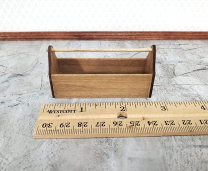 Dollhouse Wood Tool Box Extra Large Vintage Style Miniature Toolbox Sir Thomas Thumb - Miniature Crush