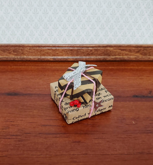 Dollhouse Wrapped Gifts Tiny Presents 1:12 Scale Miniatures Birthday or Christmas - Miniature Crush