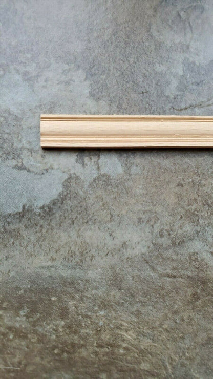 Dollhouse Window Casing Trim Molding 7/16" wide x 18" long 1:12 Scale CLA70306