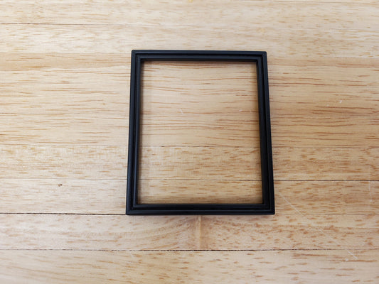 Dollhouse Mini Picture Frame Metal Black for Paintings 1:12 Scale Miniatures