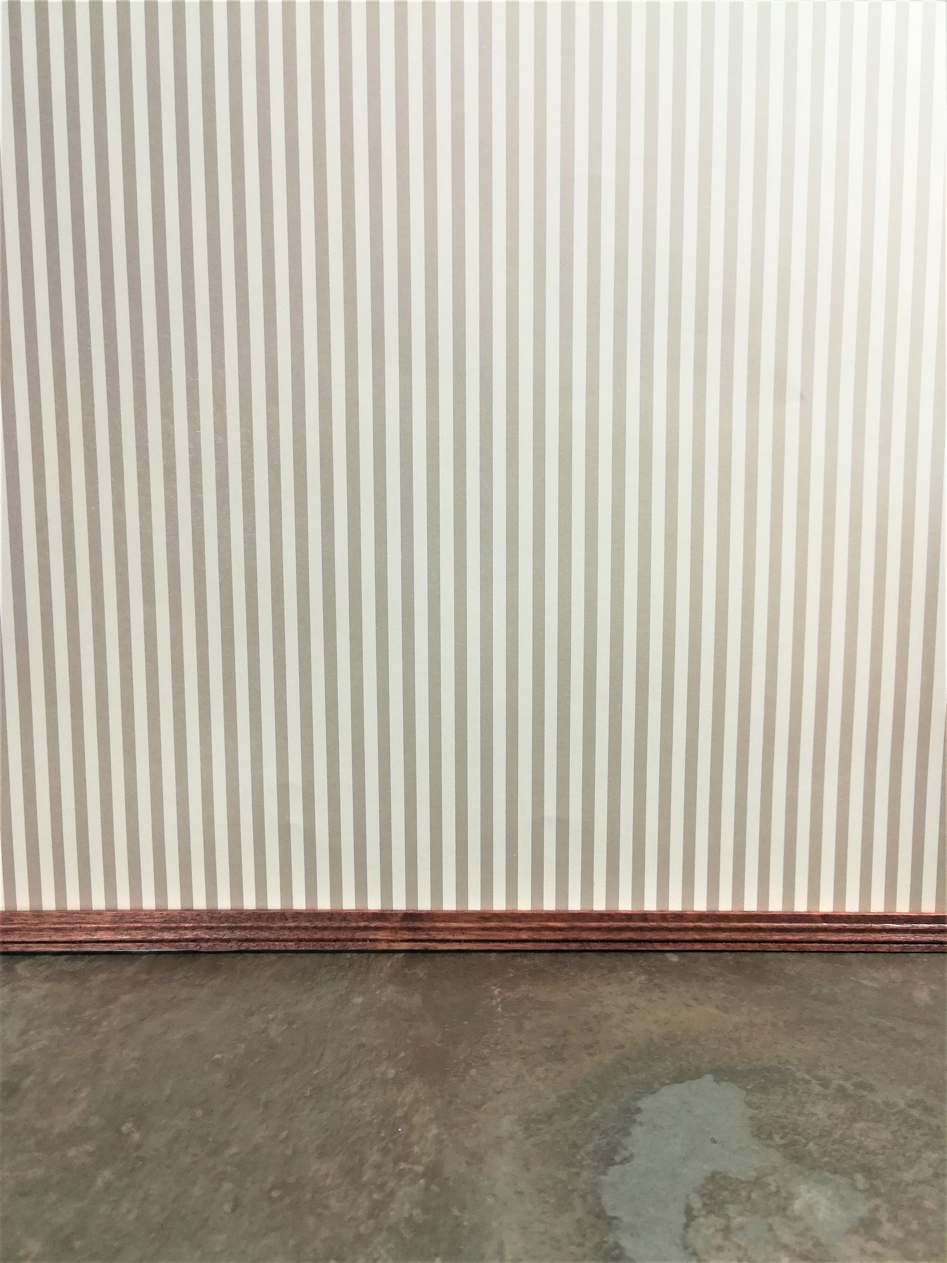 Dollhouse Striped Wallpaper Beige Stripes 3 Sheets "Marusia Stripe" 1:12 Scale