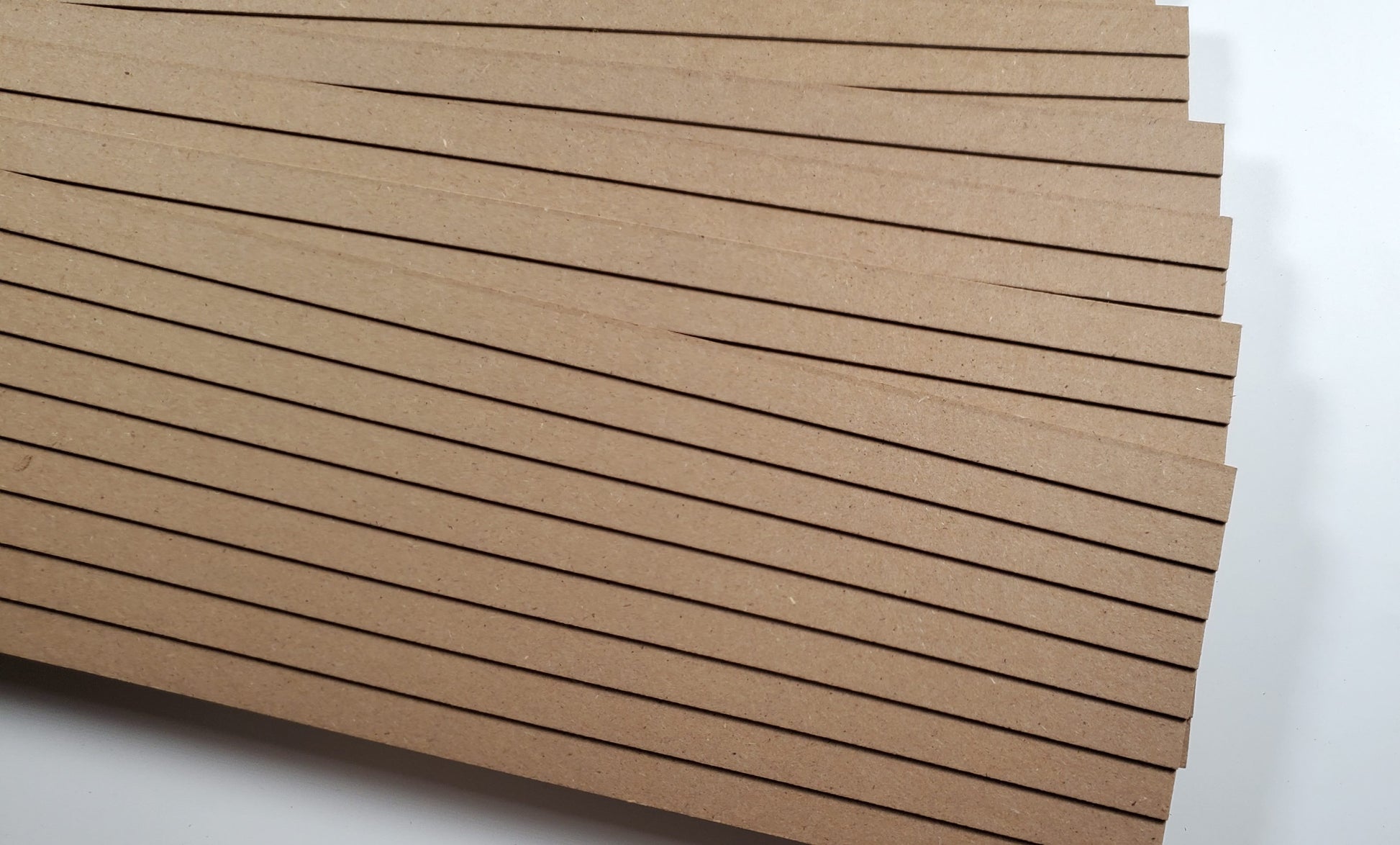 Dollhouse MDF Clapboard Siding Panels 3/8" Lap Wood Paneling x10 Sheets