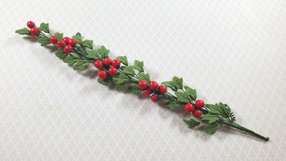 Dollhouse Tomato Vine with Red Ripe Tomatoes 1:12 Scale Miniature Garden Plants