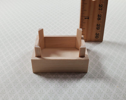 Dollhouse Miniature Fruit or Vegetable Crates x2 Stackable 1:12 Scale Wood