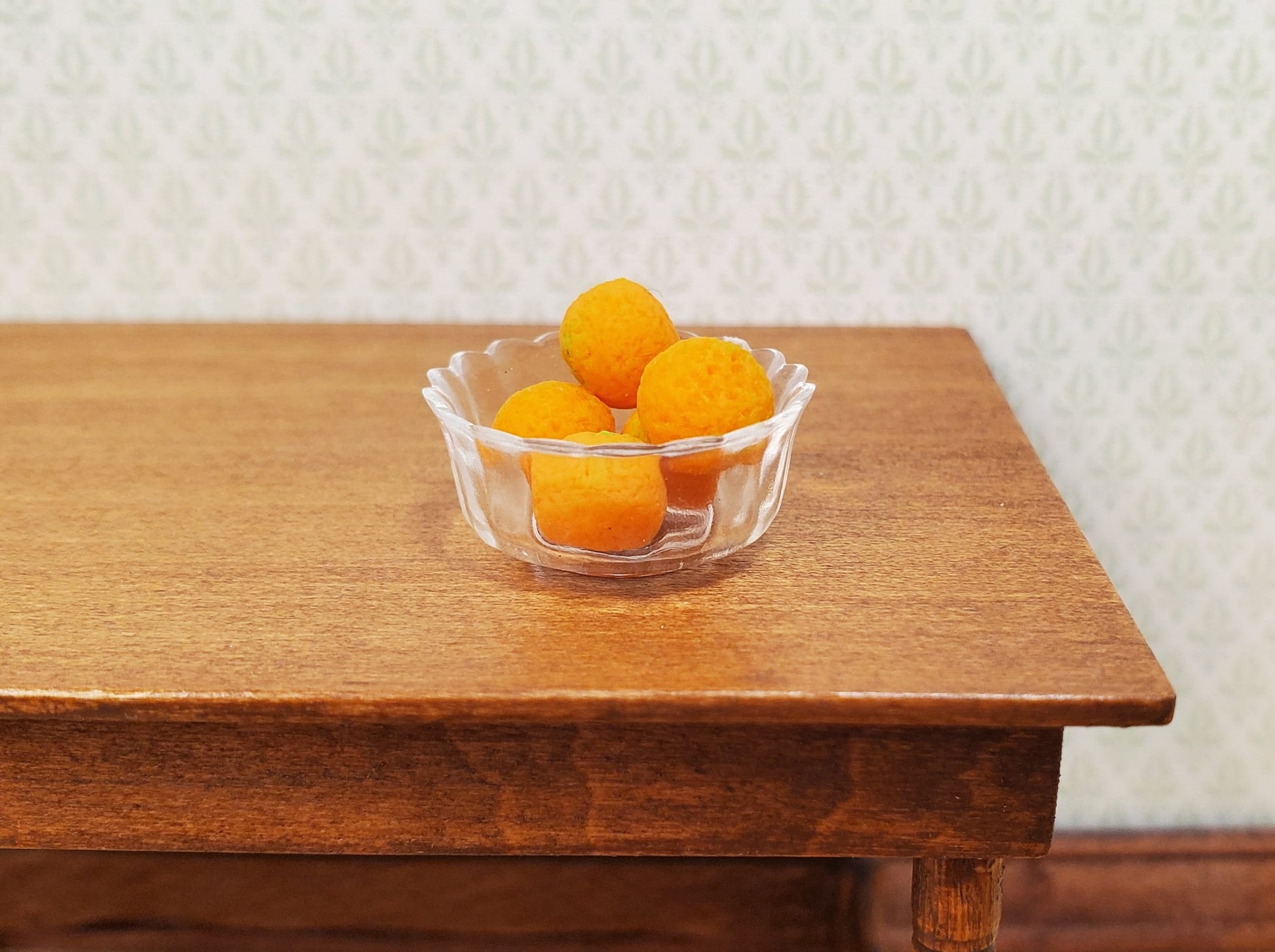 Dollhouse Oranges Set of 5 1:12 Scale Miniatures Kitchen Food Groceries