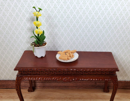 Dollhouse Rolled Waffle Cookies 1:12 Scale Miniature Food Kitchen Bakery