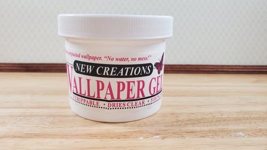 New Creations Dollhouse Wallpaper Paste Gel 5 oz Dries Clear
