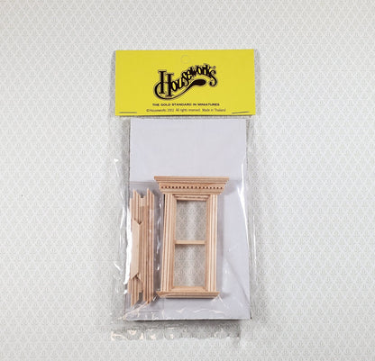 Dollhouse HALF SCALE 1:24 Window Yorktown Interior Trim Wood H5051 Houseworks