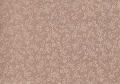 Dollhouse Wallpaper Beige Damask 3 Sheets MiniGraphics 1:12 Scale Miniature