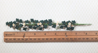 Dollhouse Trailing White Nightshade Vine 1:12 Scale Miniature Garden Plant