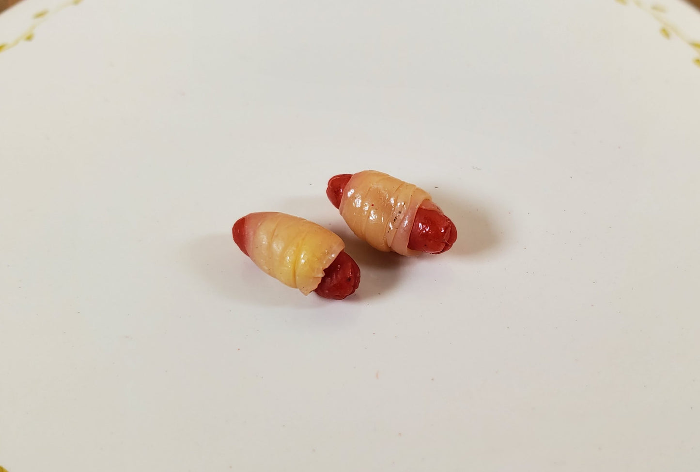 Dollhouse Tiny Pigs in a Blanket Mini Hot Dogs 1:12 Scale Miniature Food