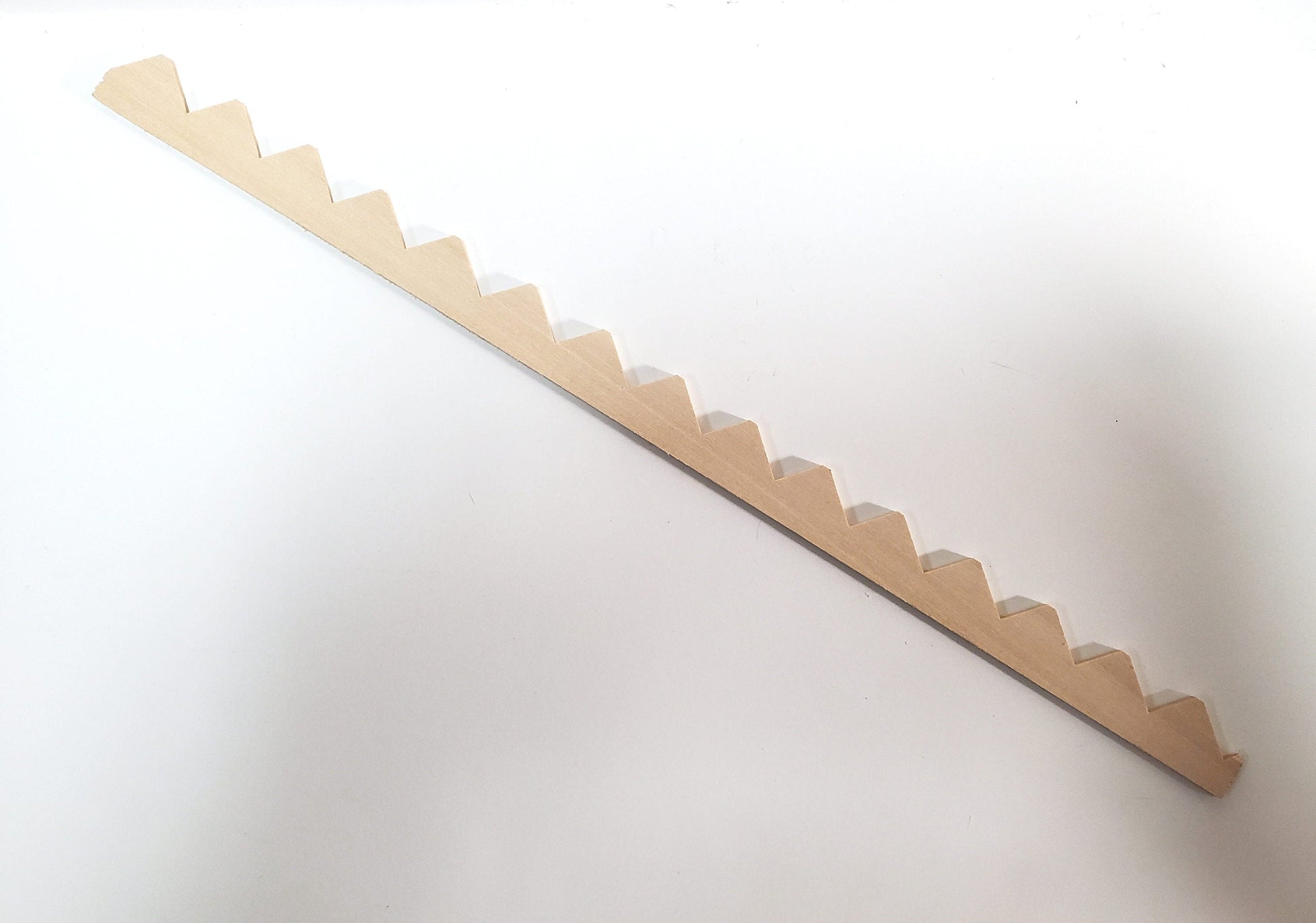 Dollhouse Stair Stringer for Making Stairs DIY Miniature Building 10.5" Ceilings NE897