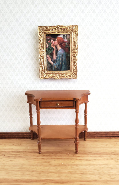 Miniature Framed Print Soul of the Rose 1:12 Scale Waterhouse Renaissance