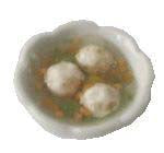 Dollhouse Matzo Ball Soup 1:12 Scale Miniature Food Kitchen