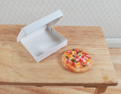 Dollhouse The Works Pizza in a Box 1:12 Scale Miniature Food