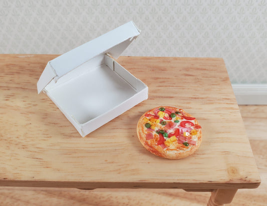 Dollhouse The Works Pizza in a Box 1:12 Scale Miniature Food