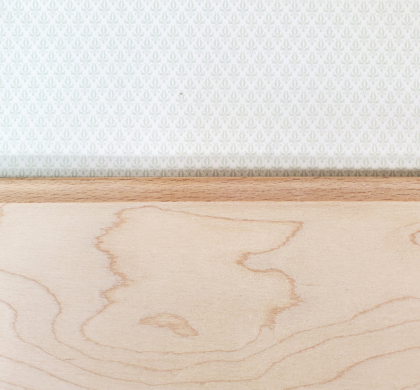 Dollhouse Chair Rail for Wainscoting Panels 5/16" tall x 18" long CLA70240