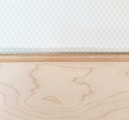 Dollhouse Chair Rail for Wainscoting Panels 5/16" tall x 18" long CLA70240