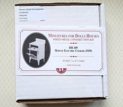 Dollhouse Miniature Moffat Electric Cooker Stove Metal Kit 1:12 Scale Phoenix Models