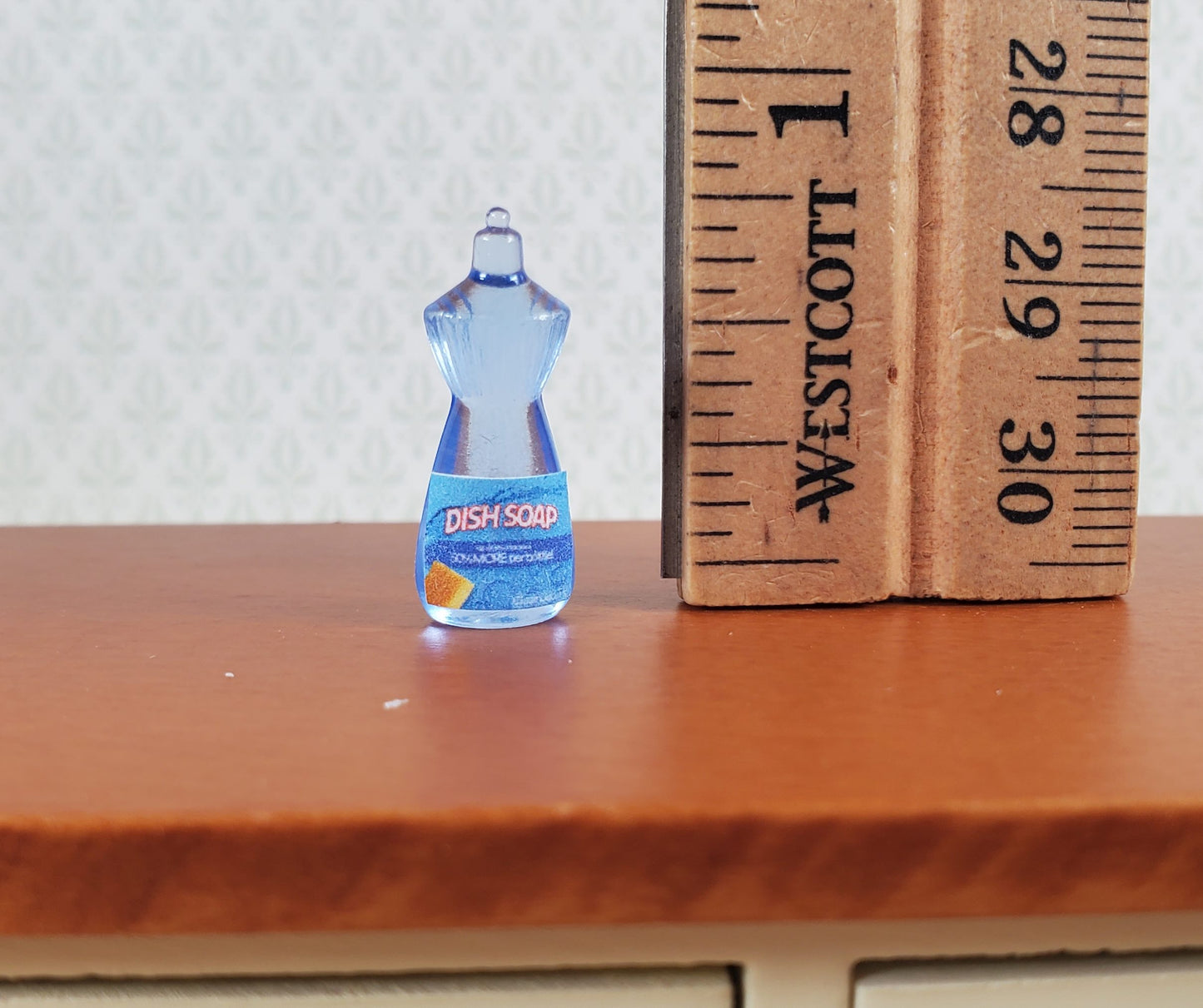 Dollhouse Dish Soap Dishwashing Bottle 1:12 Scale Miniature Kitchen Accessories