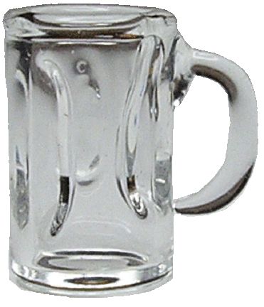 Dollhouse Glass Stein 1:12 Scale Miniature Kitchen Beverages
