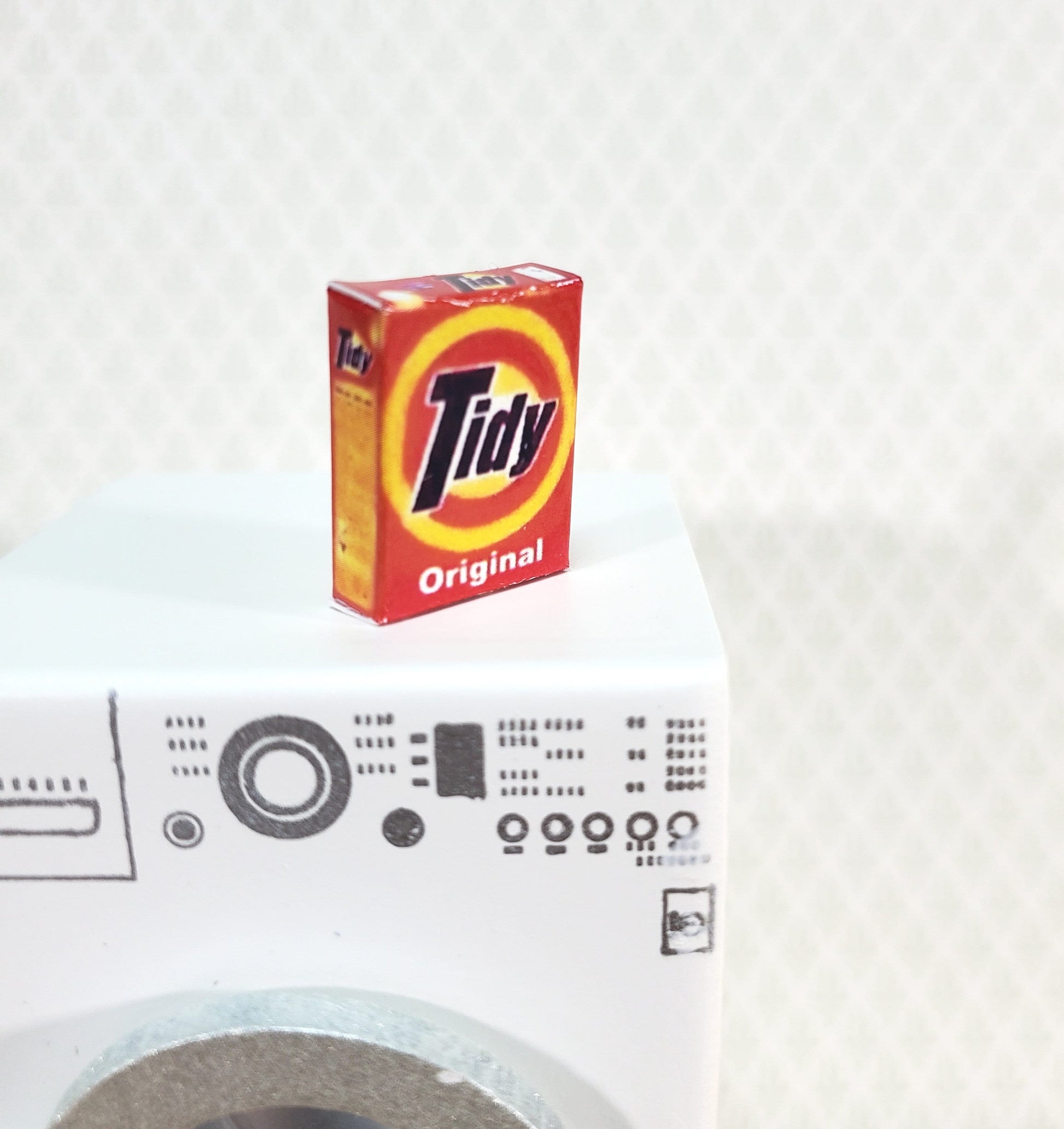 Dollhouse Miniature Boxed Laundry Detergent 1:12 Scale Laundry Room