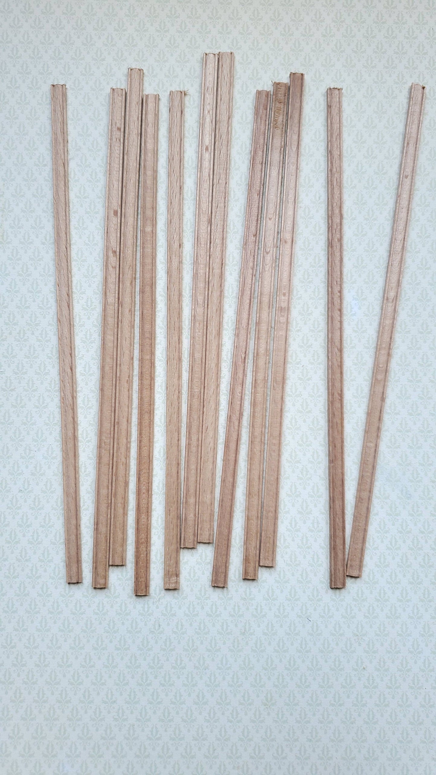 Dollhouse Scrap Trim Chair Rail Dado Railing 3/16" wide x 6" long 1:12 Scale