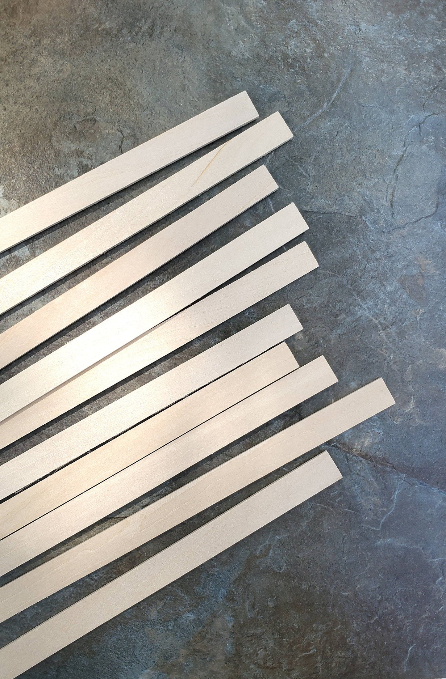Basswood Wood Strips 10 Pieces 1/16 x 1/2 x 12" long Dollhouse Flooring Crafts