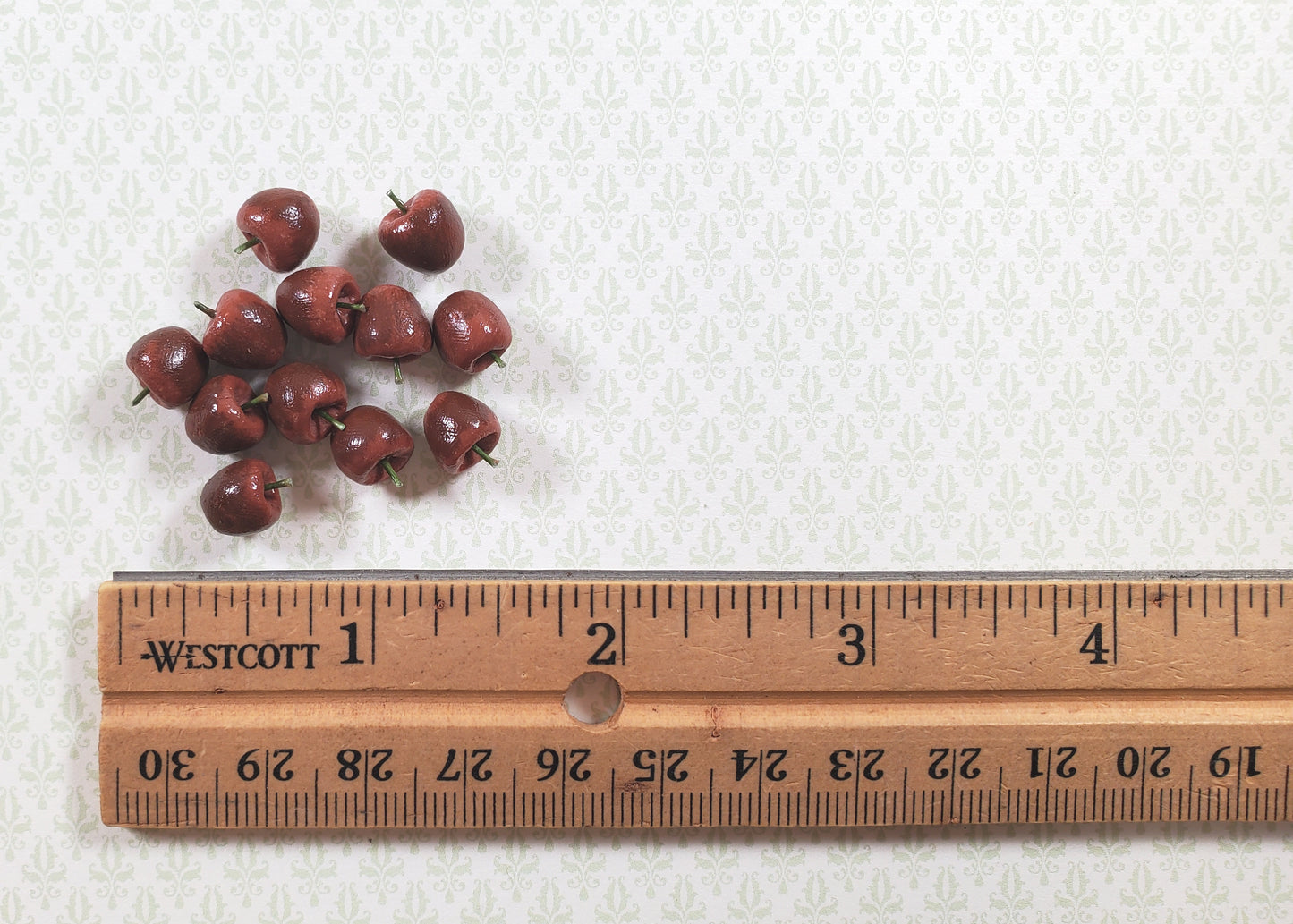 Dollhouse Apples Sett of 12 1:12 Scale Miniatures Kitchen Food Fruits Grocery