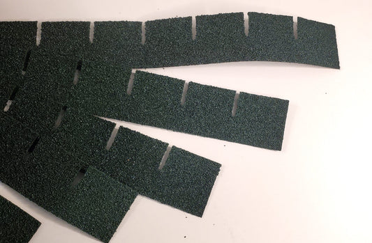 Dollhouse Asphalt Shingles Green Square 1:12 Scale #4003 144-157 Sq Inches