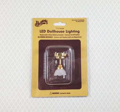Dollhouse Battery Light Hanging Norwich Ceiling Lamp 1:12 Scale Houseworks