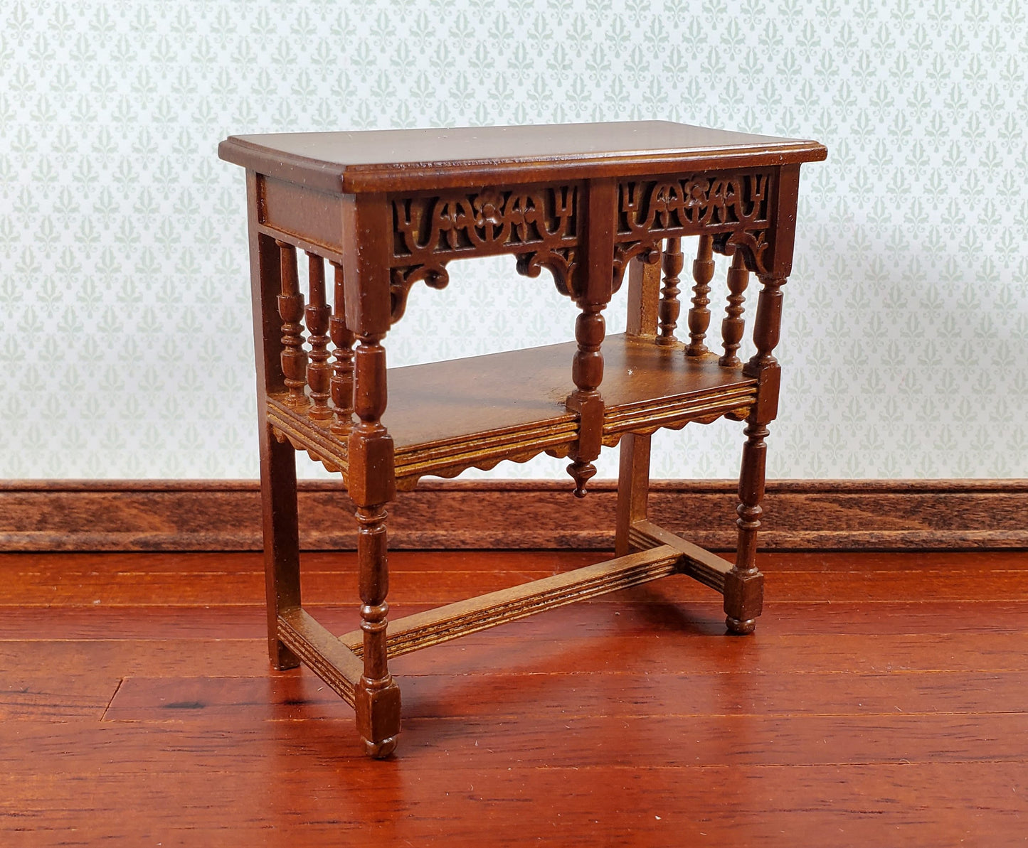 JBM Dollhouse Court Cupboard Tudor Medieval Style 1:12 Scale Miniature Furniture