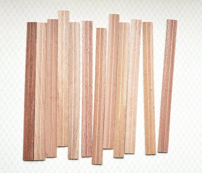 Dollhouse Miniatures Baseboard Trim 6" x12 Scrap Pieces 1:12 Scale 77946