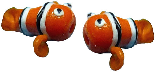 Dollhouse Clownfish Set of 2 1:12 Scale Miniature Dioramas Animals Pets Decor