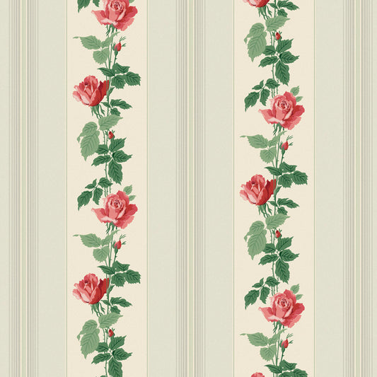 Dollhouse Wallpaper Still More Roses Bradbury & Bradbury 1:12 Scale Miniature
