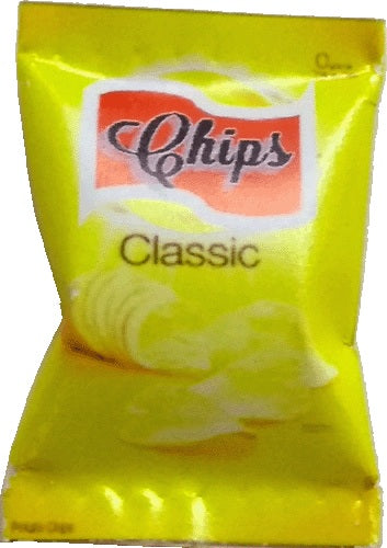 Dollhouse Bag of Potato Chips 1:12 Scale Miniature Food Kitchen