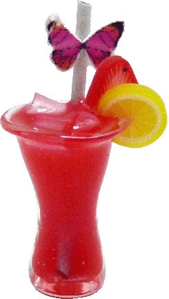 Dollhouse Lava Flow Tropical Cocktail 1:12 Scale Miniature Drink