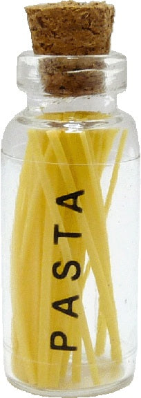 Dollhouse Spaghetti in Glass Jar Pasta 1:12 Scale Miniature Food Kitchen