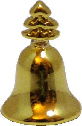 Dollhouse Large Gold Christmas Bell 1:12 Scale Miniature